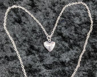 Heart locket necklace #357