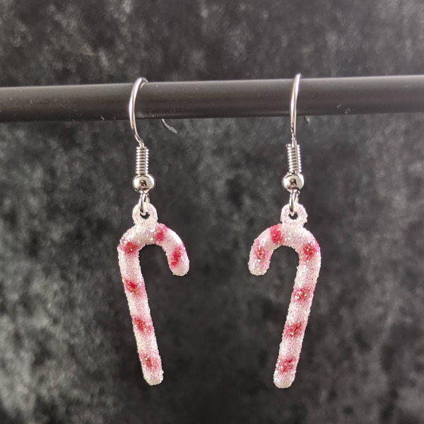 Candy Cane Earrings #940