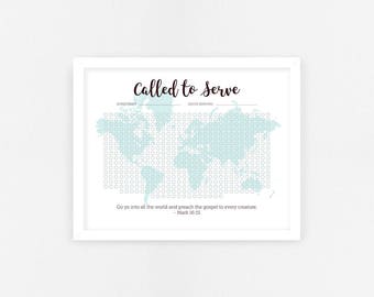 Free Printable Missionary Countdown Chart