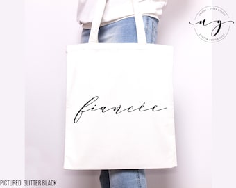 Girlfriend to Fiance Engaged Tote Bag