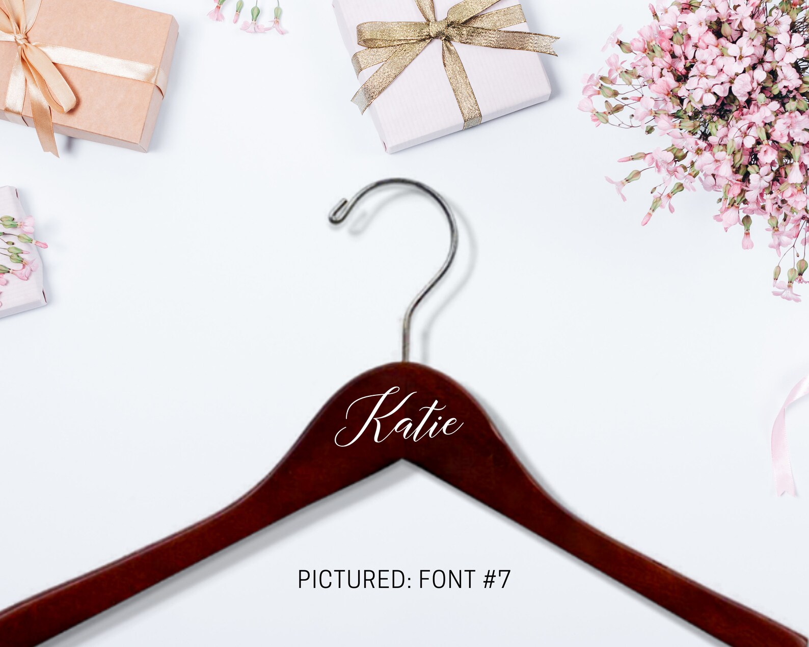 Personalized Hangers Dress Hanger NAME ONLY Bridesmaid Etsy