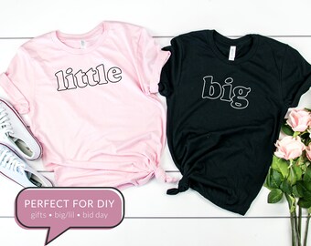 Sorority Little Sister SVG | Greek Life Family Tree Gifts | Big Lil Reveal Shirts | Biggie Smalls Gbig GGbig Glittle PNG | DIY Digital File