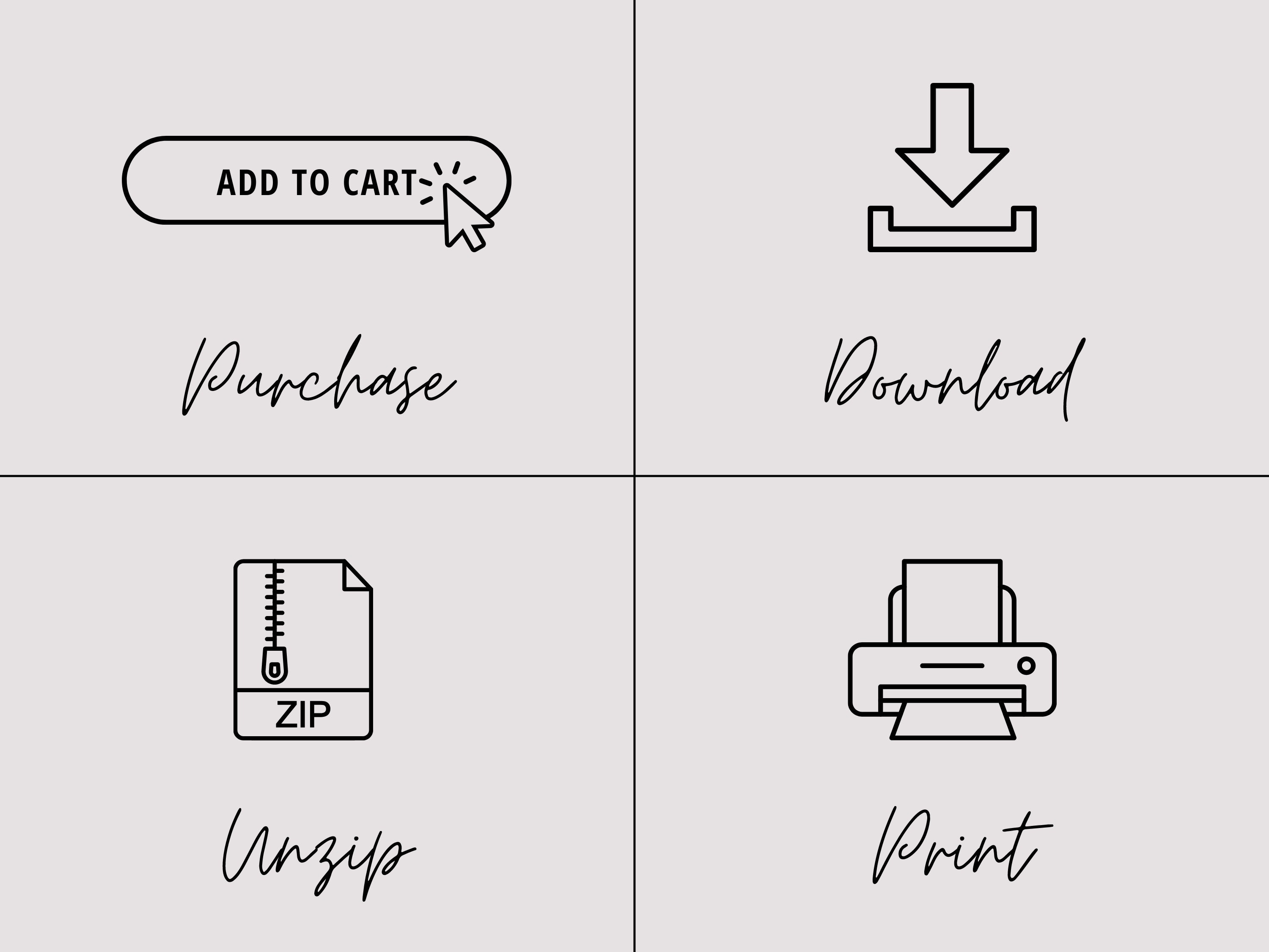 Printable Note Pages | Digital Planner Paper | Lined Dotted Graph Sheet ...
