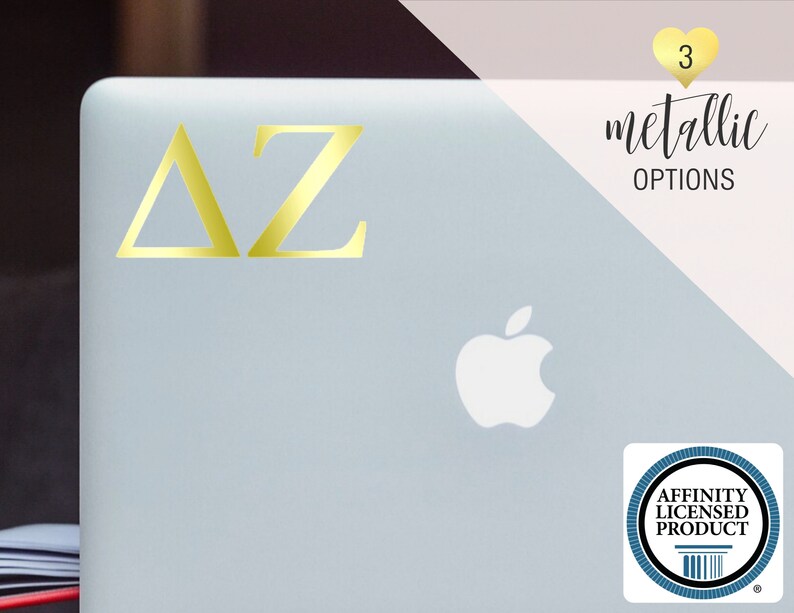 Greek Letter Vinyl Decal Greek Letters Sticker Sorority Etsy