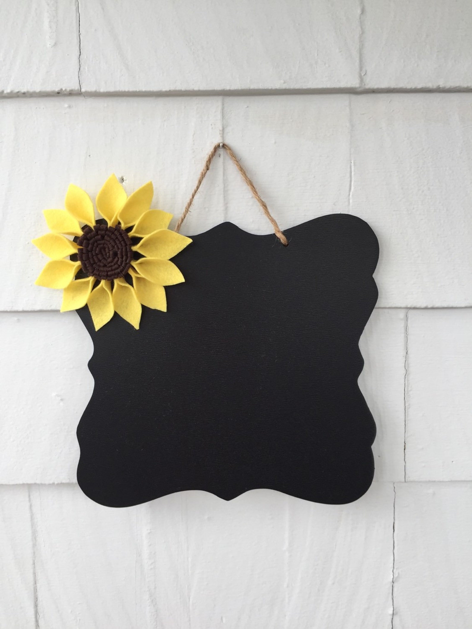 Sunflower Chalkboard Etsy
