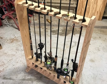 25 DIY Fishing Rod Holder Ideas To Organize Your Rods And Poles - DIYnCrafty