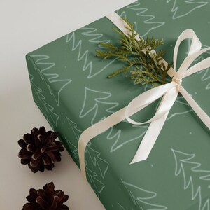 weihnachtliches Geschenkpapier, modern, Weihnachtsbaum Verpackung, hübsche Geschenkverpackung, Geburtstag, Weihnachten Geschenkpapier, festliche Verpackung