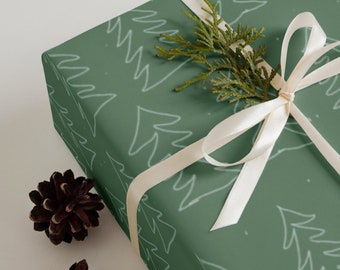 ホリデーラッピングペーパー、ギフト、モダン、クリスマスツリーラッピング、かわいいギフトラップ、誕生日、クリスマスラッピングペーパー、お祝いラッピング