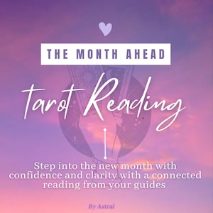 The Month Ahead In-Tiefe, Intuitive/Empathetische 6 Karten Tarot Legung ~48 STUNDEN~