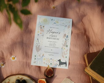 Woof, Woof, I’m One - Birthday Invite Template