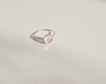 Lavender Moon Quartz Ring