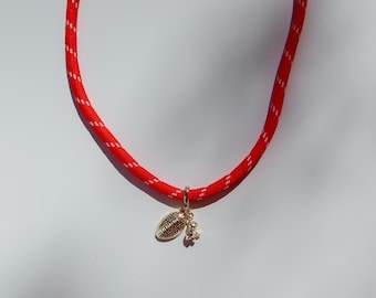 Bulldogs Charm Cord Necklace