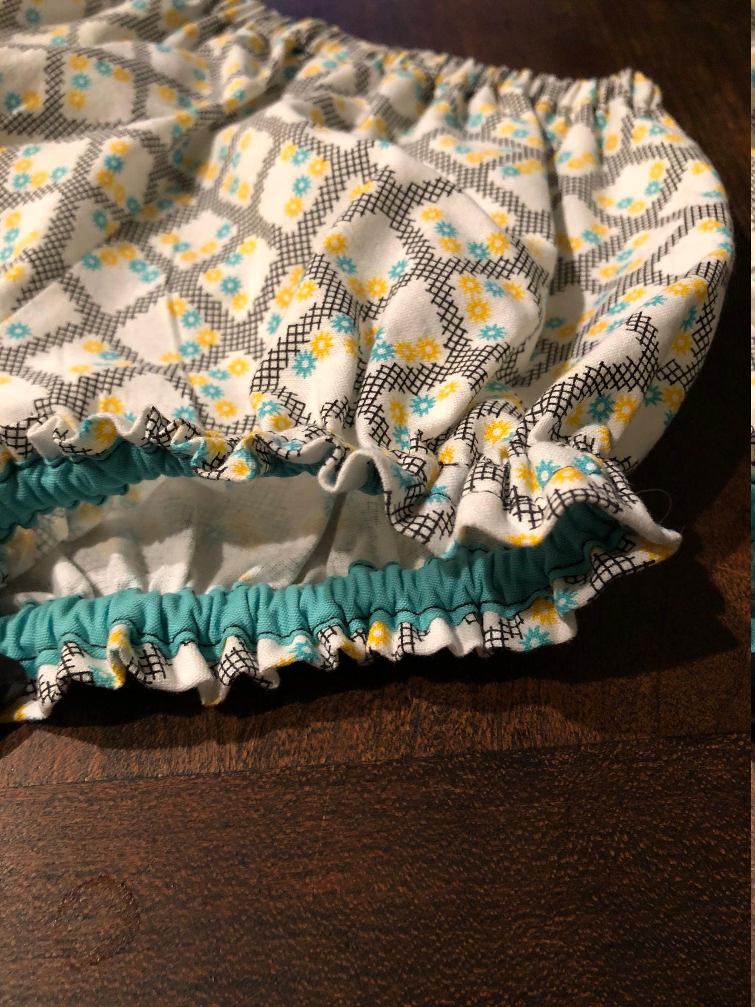 Linear Bloomers // Handmade Baby Girl Bloomers // Cotton Etsy