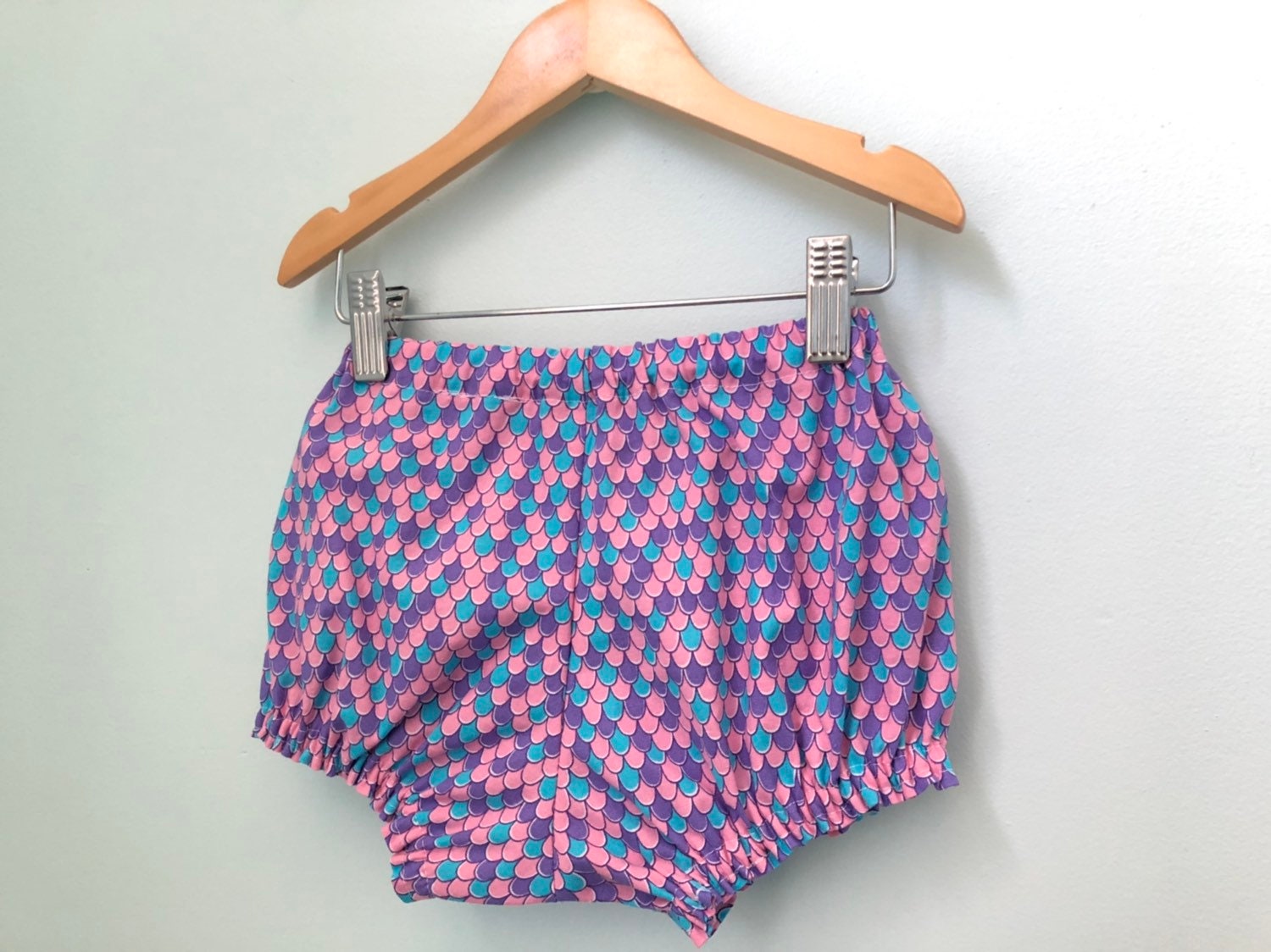 Mermaid Bloomers // Pink Diaper Cover // Cotton Bloomers // - Etsy