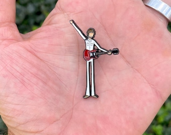 Windmill Pete style enamel pin (Arm Really Spins!)