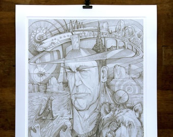 Dark Tower Illustrated Poster