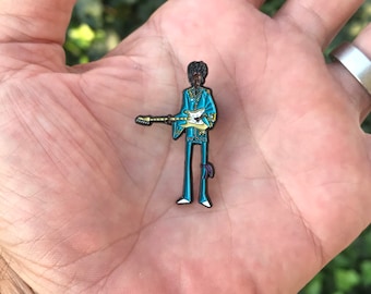 Jimi Newport style enamel pin