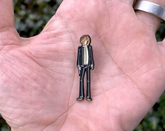 Lizard King  style enamel pin
