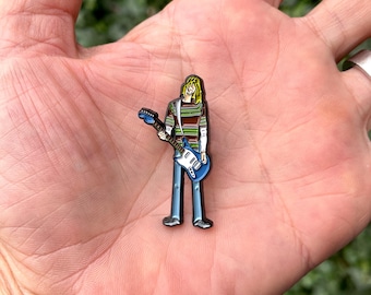 Kurt Teen Spirit style enamel pin