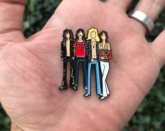 Zep style enamel pin