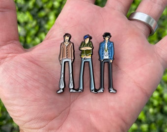 Beastie style enamel pin