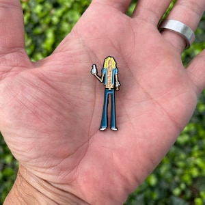 Robert (dove catch) style enamel pin
