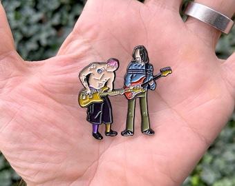 RHCP style enamel pin