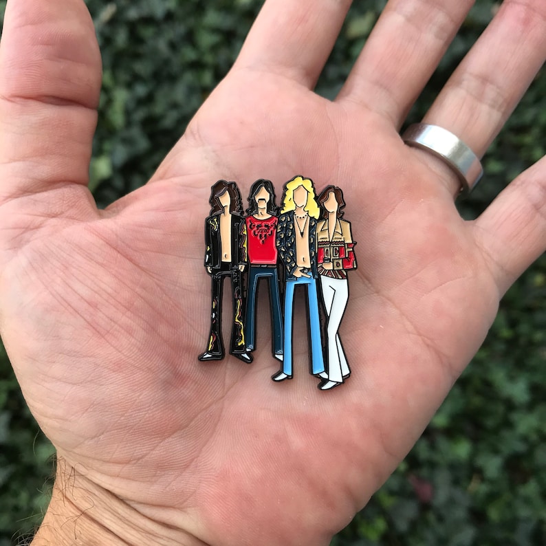 Led Zeppelin Enamel Pin Etsy