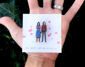 The Shining Fan Art Pin