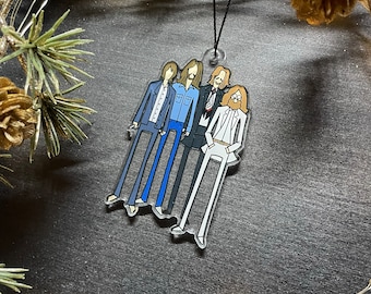 Fab 4 Crosswalk style ornament