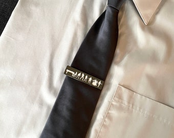 TIE CLIP* E Street style Tie Clip in black nickel