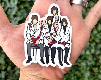 Butcher style sticker