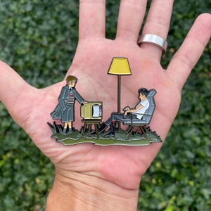 The Wall style enamel pin