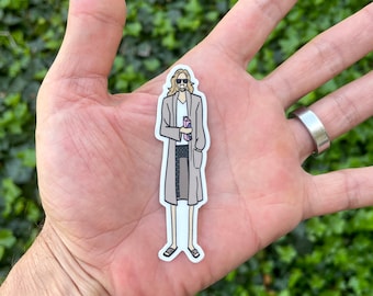The Dude style sticker