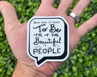 Beautiful People style sticker