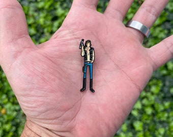 Han Solo style enamel pin