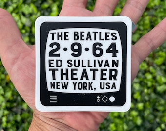 Fab 4 Ed Sullivan Fan Art Sticker