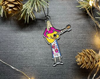 Lady of the Canyon style ornament