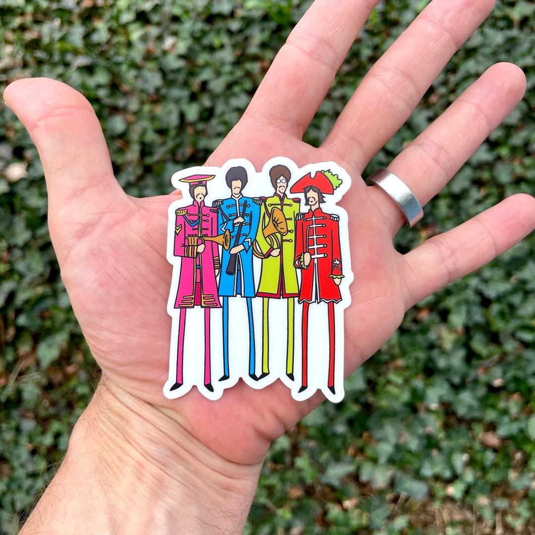 Fab Four Pepper Style Sticker - Etsy