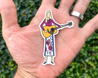 Joni style sticker