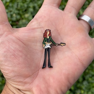 Bonnie style enamel pin