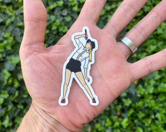 Red Era style sticker