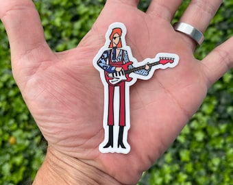 Starman style sticker