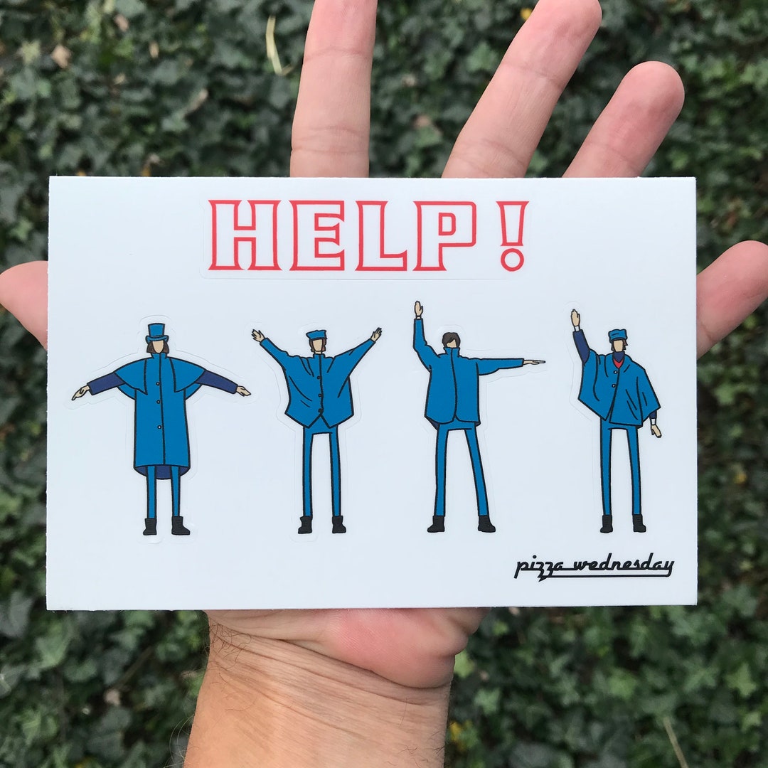 Help Sticker Sheet - Etsy