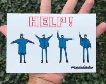Help Sticker Sheet