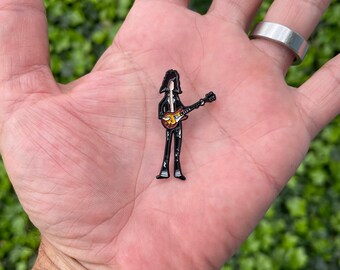 Jimmy style enamel pin