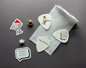 EVH style guitar pick set