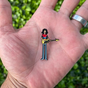 Frank style enamel pin