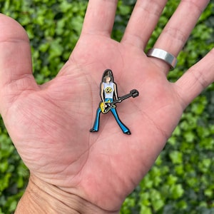 Johnny style enamel pin