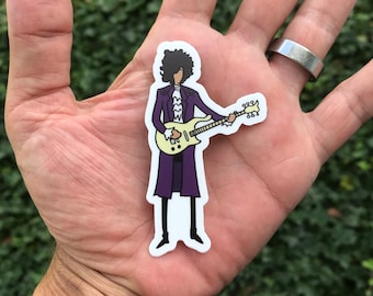 Purple Artist style sticker